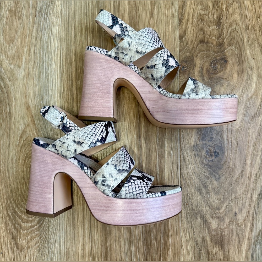 AGL Sista Multiband Python Platform Sandals Size … - image 2